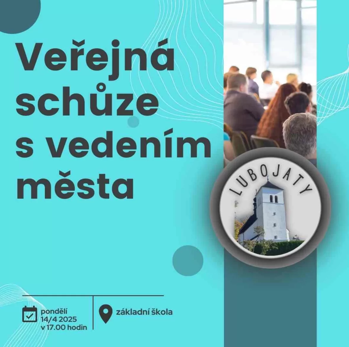 Veřejná schůze s vedením města