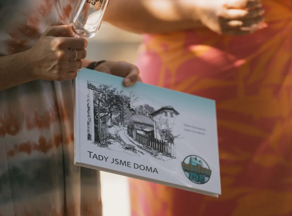 křest knihy Tady jsme doma